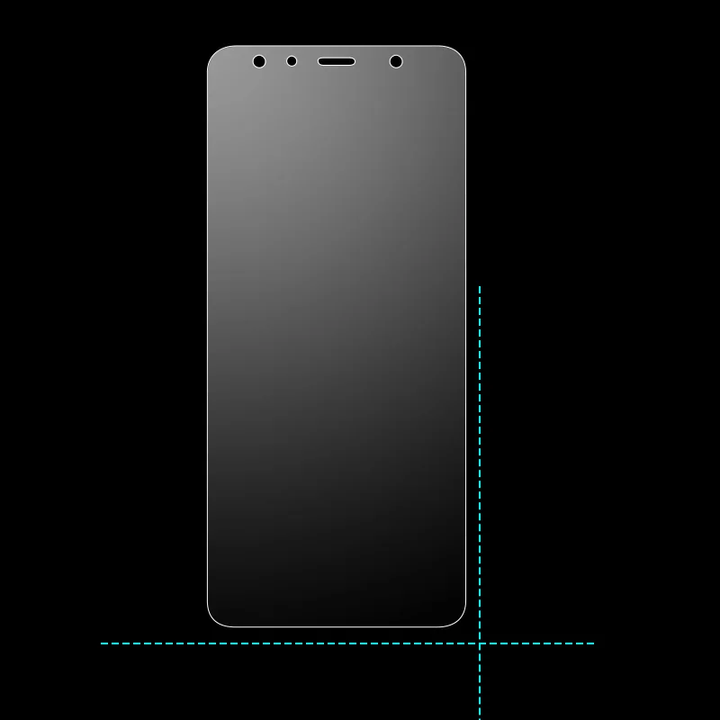 2.5D 9H закаленное стекло Samsung A7 2018 Защитная пленка для экрана на телефон