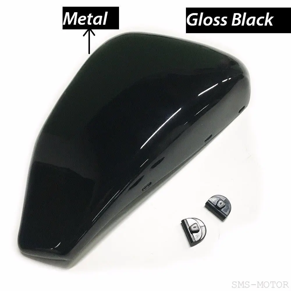 

Metal Gloss Black Battery cover Left Side Cover for Harley Sportster XL 883 1200 04-13