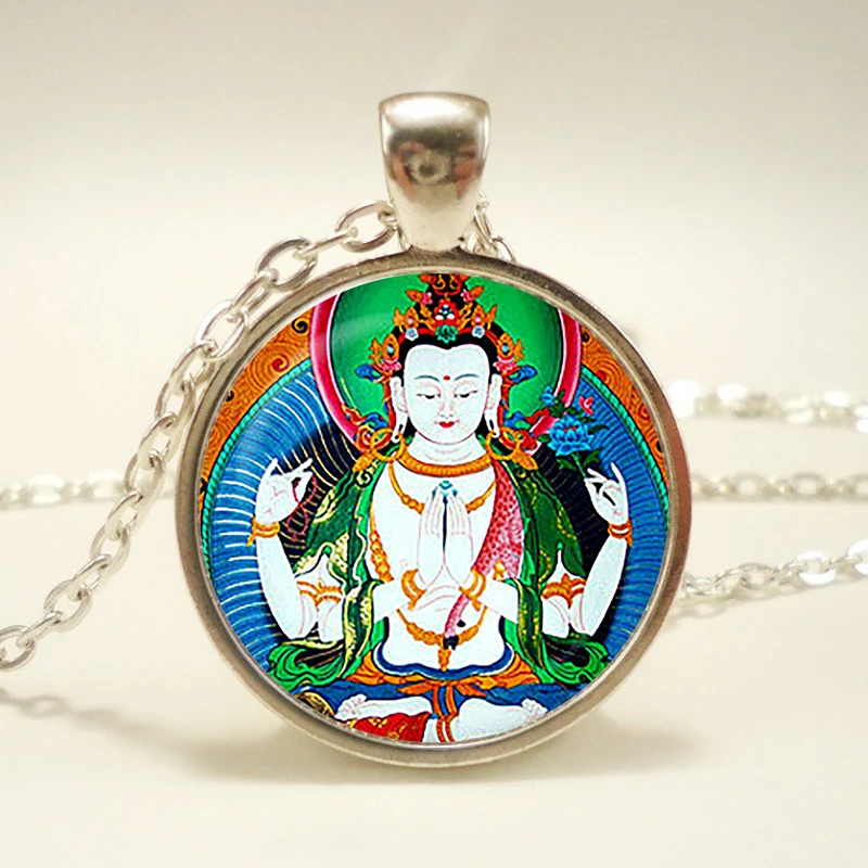 "Buddha pendant, Buddha necklace, Buddha jewelry. Buddhist pendant