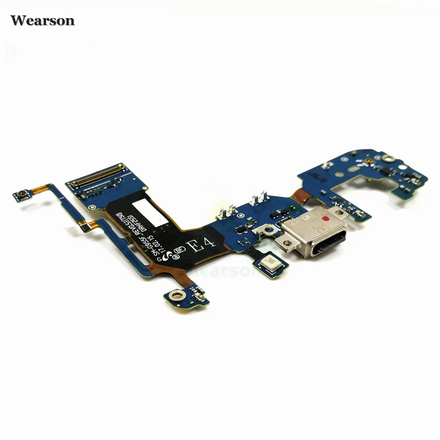 For Samsung S8 G9500 G950F G950U S8+ G955F G9550 USB Board Charging Dock Flex Cable With Microphone USB Port Tested High Quality (8)