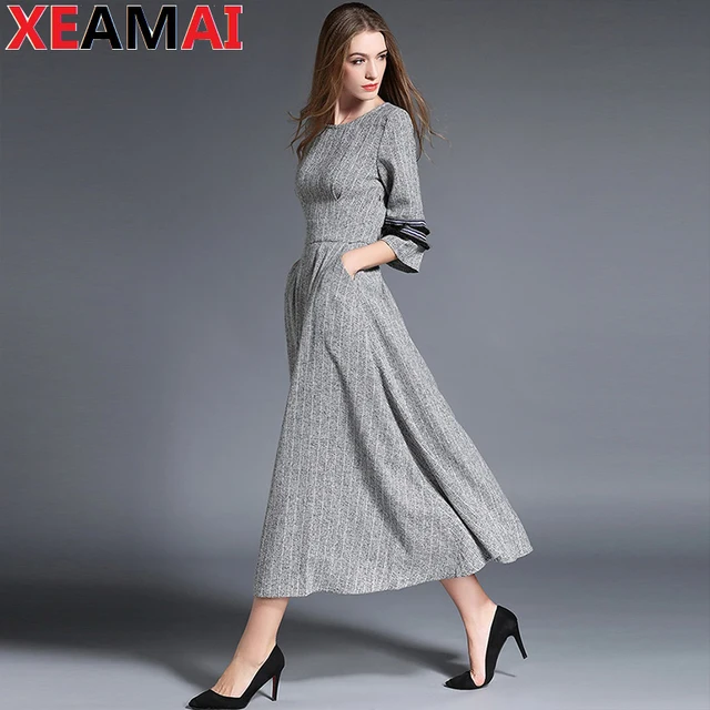 long dress for office