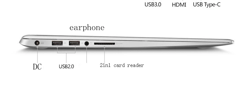 I5 2GB специальный карточный игровой ноутбук 8G 64GB металлический чехол type-c Bluetooth WIN 10 blacklit key быстрая работа компьютерная мышь USB наушники