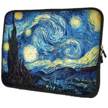 Van Gogh Village Soft Netbook Laptop Sleeve Case Bag Pouch For Apple Macbook Air/Pro Retina 10 13 13.3 15.4 15.6 17.3 17.4 inch