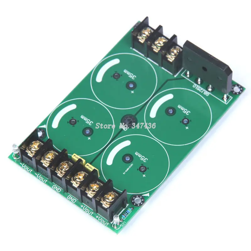 High power amplifier single bridge rectifier filter power supply board