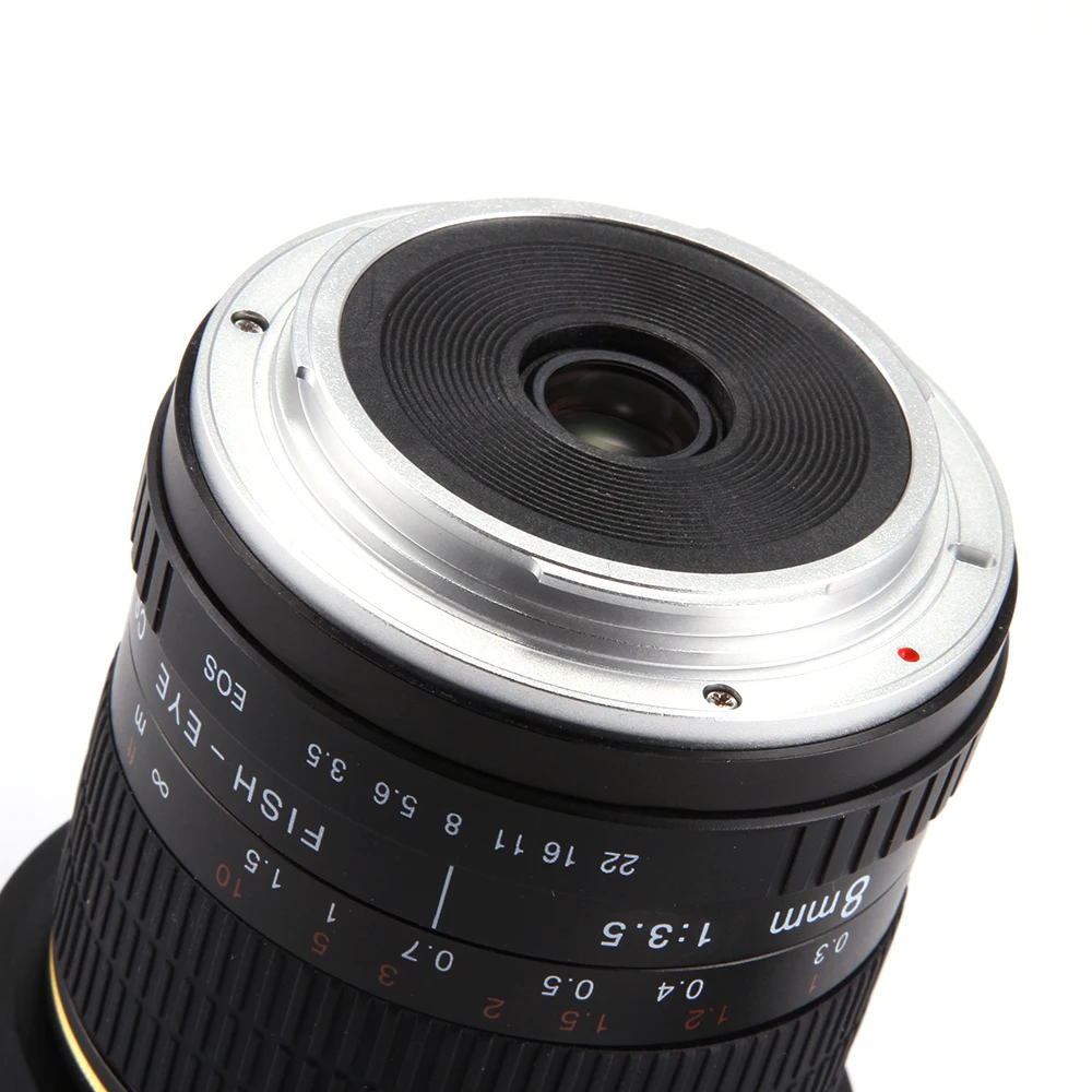 Сверхширокоугольный объектив рыбий глаз 8 мм f/3 5 для Nikon D7200 D7100 D7000 D5300 D5200 5100 D5000 D3100