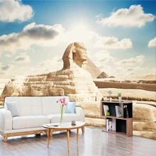 Пользовательские 3D фото обои классический Египетский Сфинкс большой росписи Гостиная Спальня офисные ТВ фон обои украшения дома
