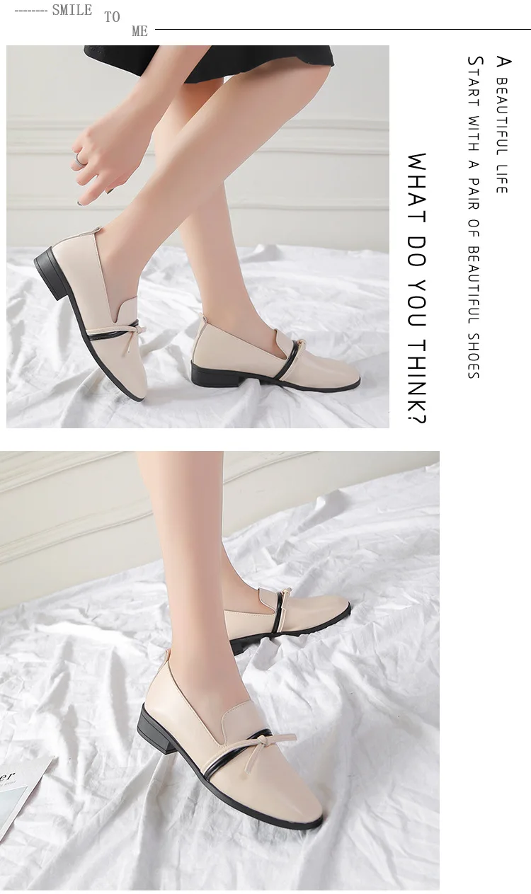 Spring flat women's shoes women's non-slip Korean version of shallow mouth sequins women's casual shoes