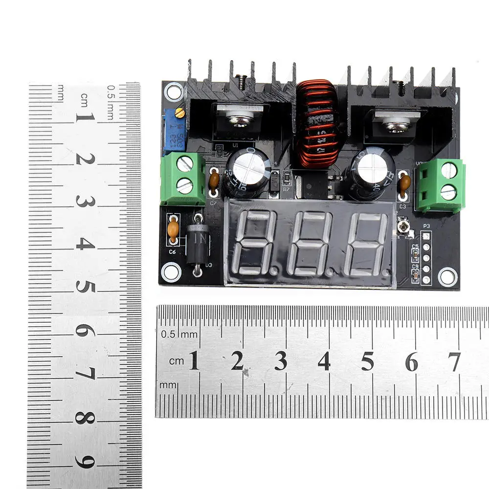 XL4016E1 DC 4 40 V Вход 1 25 36V Выход 8A 180 кГц регуляторы ШИМ модуляции цифровой понижающий