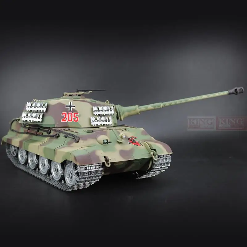 1/16 весы 2 4 ГГц R/C боевой бак Henschel Turret немецкий Король тигр конечная металлическая