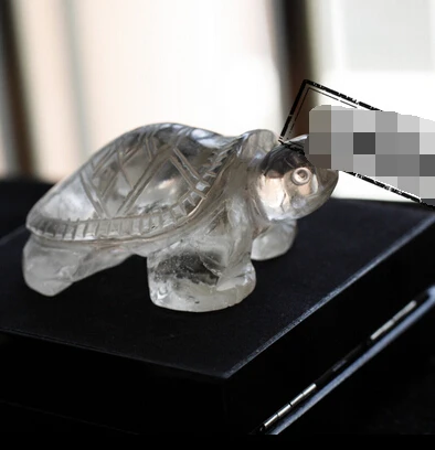 

free shipping White crystal ornaments tortoise