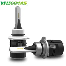 Yhkoms H4 H7 9005 9006 csp автомобиля светодиодный свет H1 H3 H8 H9 H11 фар авто 24 Вт 3600lm туман света привет ближнего лампы 6000 К 12 В 24 В