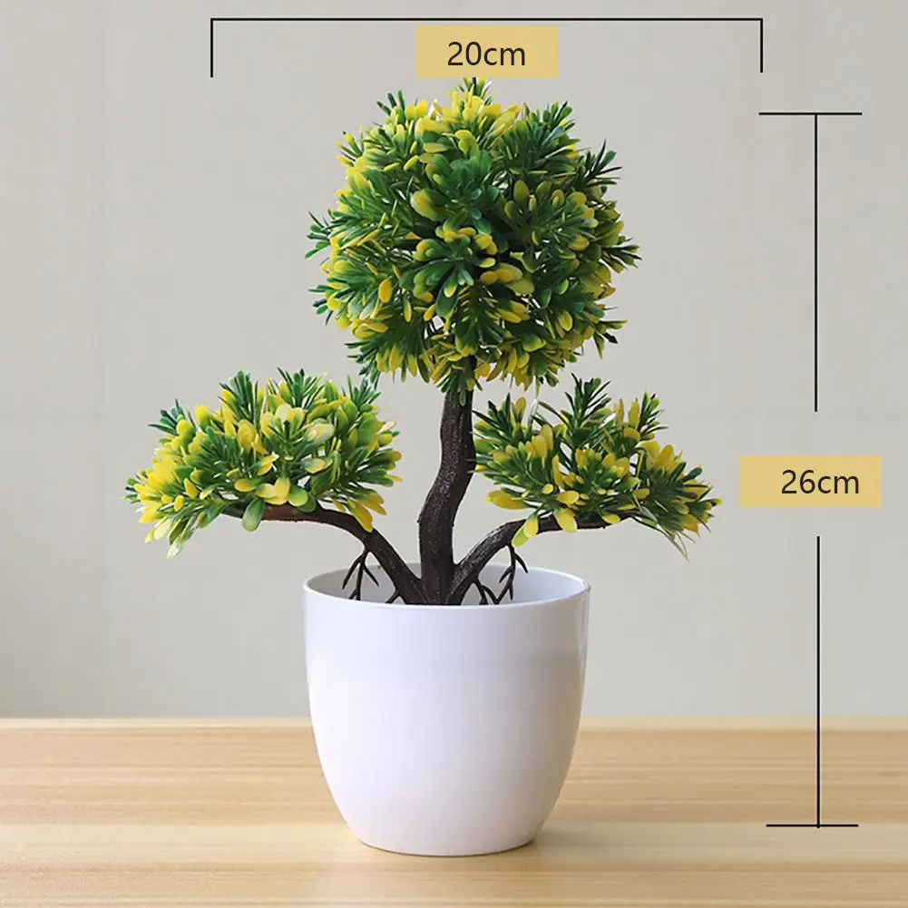 Новое искусственное растение бонсай маленькое дерево Горшечное растение поддельное Горшечное растение украшение дома оформление сада и отеля