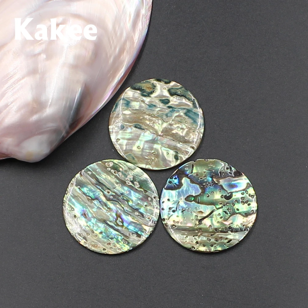 

Kakee DIY Natural New Zealand Peacock Blue Abalone Shell Beads for Jewelry Finding Making Fashion Female Earrings Materials
