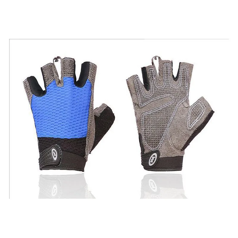 Summer Cycling Cycle Bike Bicycle Half Finger Less Breathable GLOVES MITTS FITNESS TRAINING BODY BUILDING