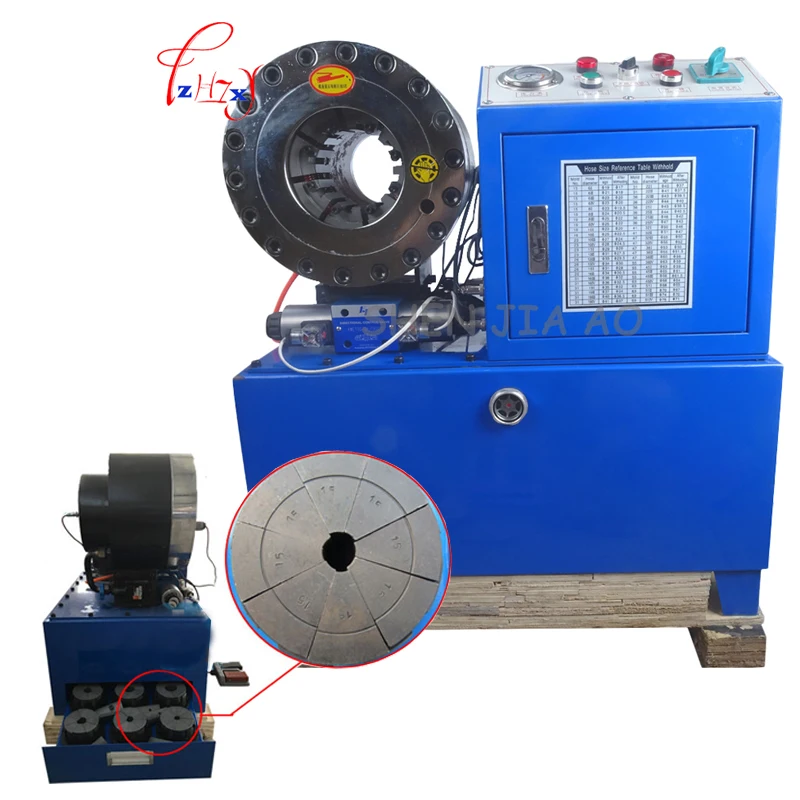 220v 350w dsy 100 10mpa 100kg hose pipe hydraulic high pressure test pump BNT68 hydraulic hose crimping machine 1/4