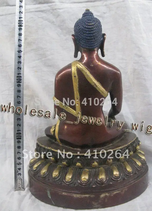 

[old craft ] large Buddhism Tibet Buddha bronze statue