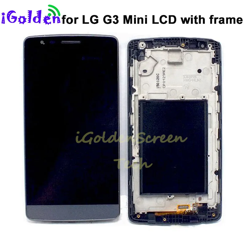 

100% Tested lcd for LG G3S Display Digitizer Replacement Assembly Screen with frame G3S D722 D724 Screen for LG G3 Mini LCD