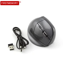 2,4 ГГц Беспроводная компьютерная игровая мышь Вертикальный Эргономичный Оптическая мышь 6 кнопок USB перезаряжаемые мыши геймер для ПК ноутбука подарки