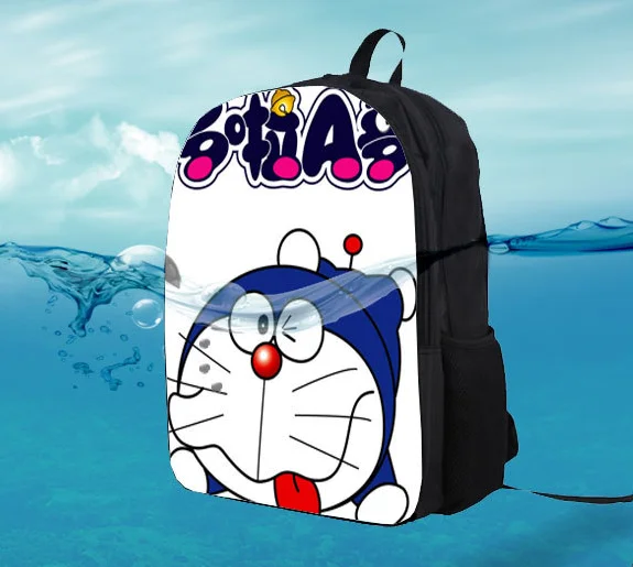 16 дюймовый мультяшный рюкзак для детей мальчиков и девочек Doraemon сумка начальной