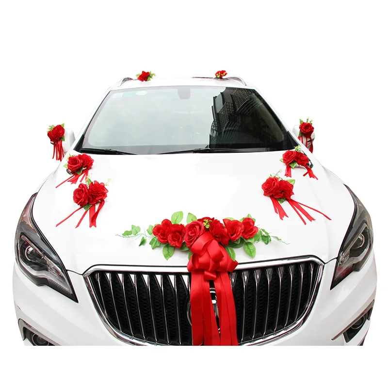 ¡Nuevo 2019! Decoración de La Flor Artificial del coche de la boda flor falsa flores de seda simuladas para hacer flores del centro de la boda ¡Nuevo 2019! Decoración de La Flor Artificial del coche de la boda flor falsa flores de seda simuladas para hacer flores del centro de la boda