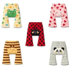 15pic babysummer Животные хлопковые брюки Младенцы полосой мультфильм Детские Большие PP Брюки для девочек для мальчиков и девочек Теплые Детские Колготки