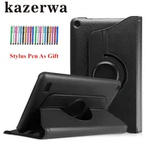 Вращающийся на 360 градусов флип-чехол из искусственной кожи чехол для huawei MediaPad T3 7 BG2-W09 чехол для планшета подставка умный чехол складной чехол-книжка s+ ручка