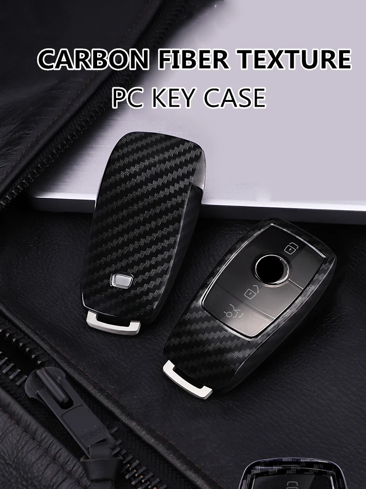 PC Carbon Fiber Fob полный защитный чехол автомобильный чехол для ключей для Mercedes Benz AMG E класс W213 для подарков