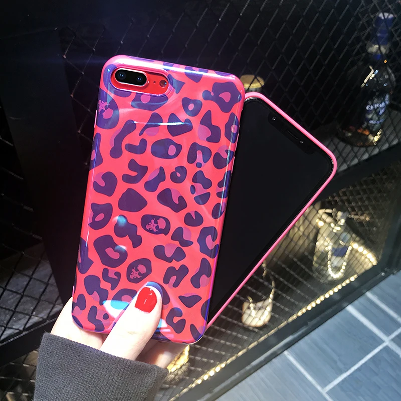 Blu Ray сексуальный чехол для телефона с леопардовым принтом iPhone 11 11Pro Max XR 6 6S 7 8 Plus X