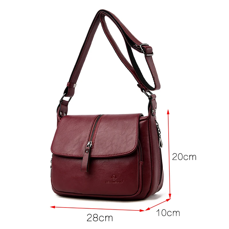 Goede Luxe handtassen vrouwen tassen designer multi functionele lady schoudertas hoge kwaliteit kwastje crossbody tassen voor vrouwen 2019