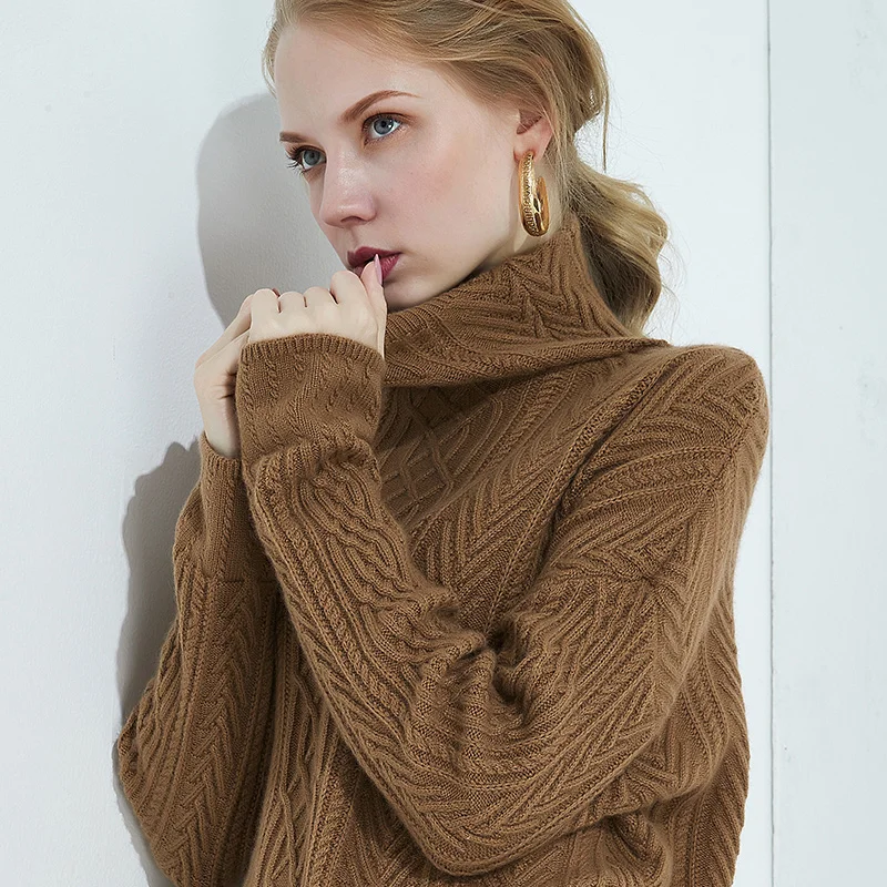 Winter new high quality cashmere sweater solid color simple loose large size warm breathable soft comfortable pullover sweater Winter new high quality cashmere sweater solid color simple loose large size warm breathable soft comfortable pullover sweater