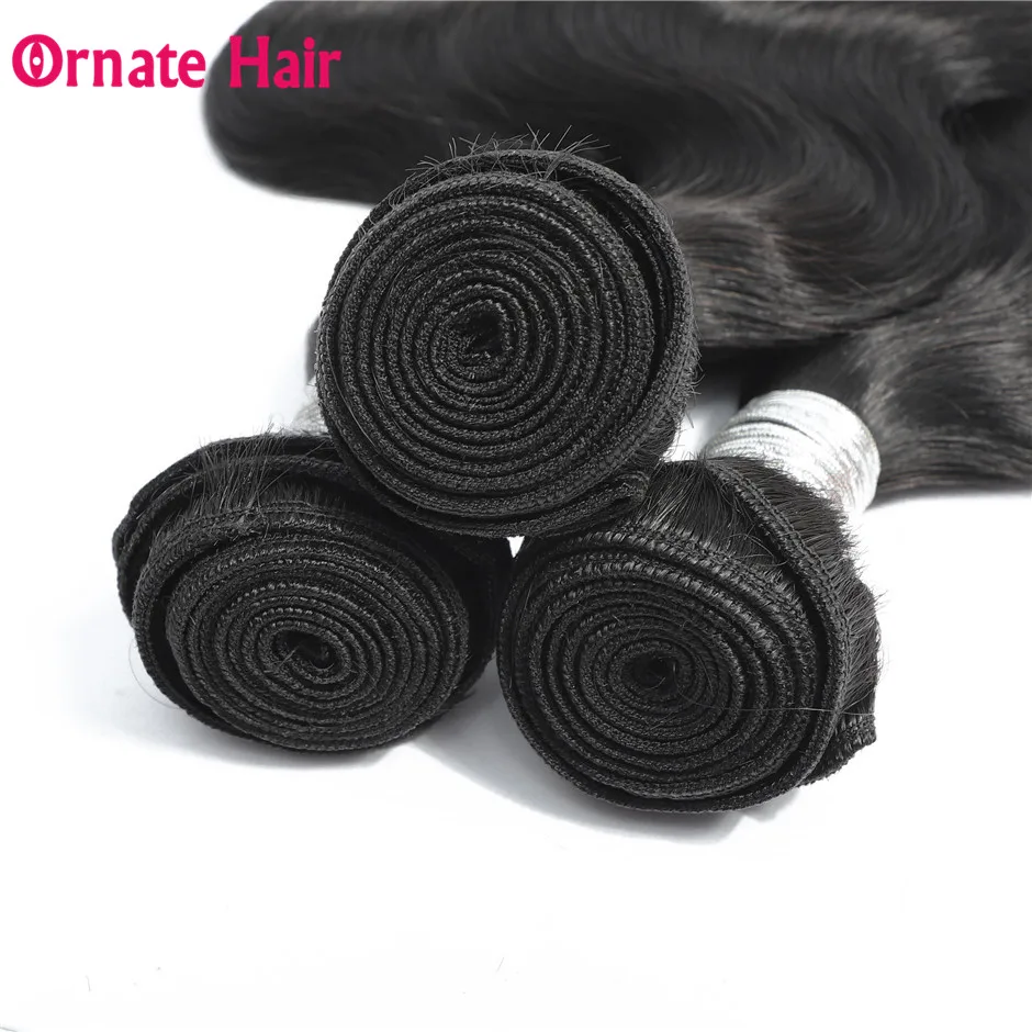 Ornate Hair Extensions Body Wave Human Hair Bundles Brazilian Hair Weave Bundle 1/2/3/4 Bundle Deal Natural Color Non Remy Hair Ornate Hair Extensions Body Wave Human Hair Bundles Brazilian Hair Weave Bundle 1/2/3/4 Bundle Deal Natural Color Non Remy Hair