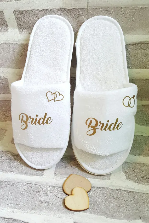 personalized Wedding Slippers,Bridal Party Slippers, flower girl Bachelorette party favors gifts,wedding favor gifts