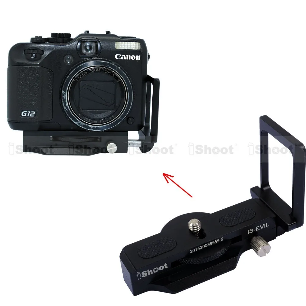 AdjustableVerticalQuickReleasePlateCameraHolderLBracketGrip