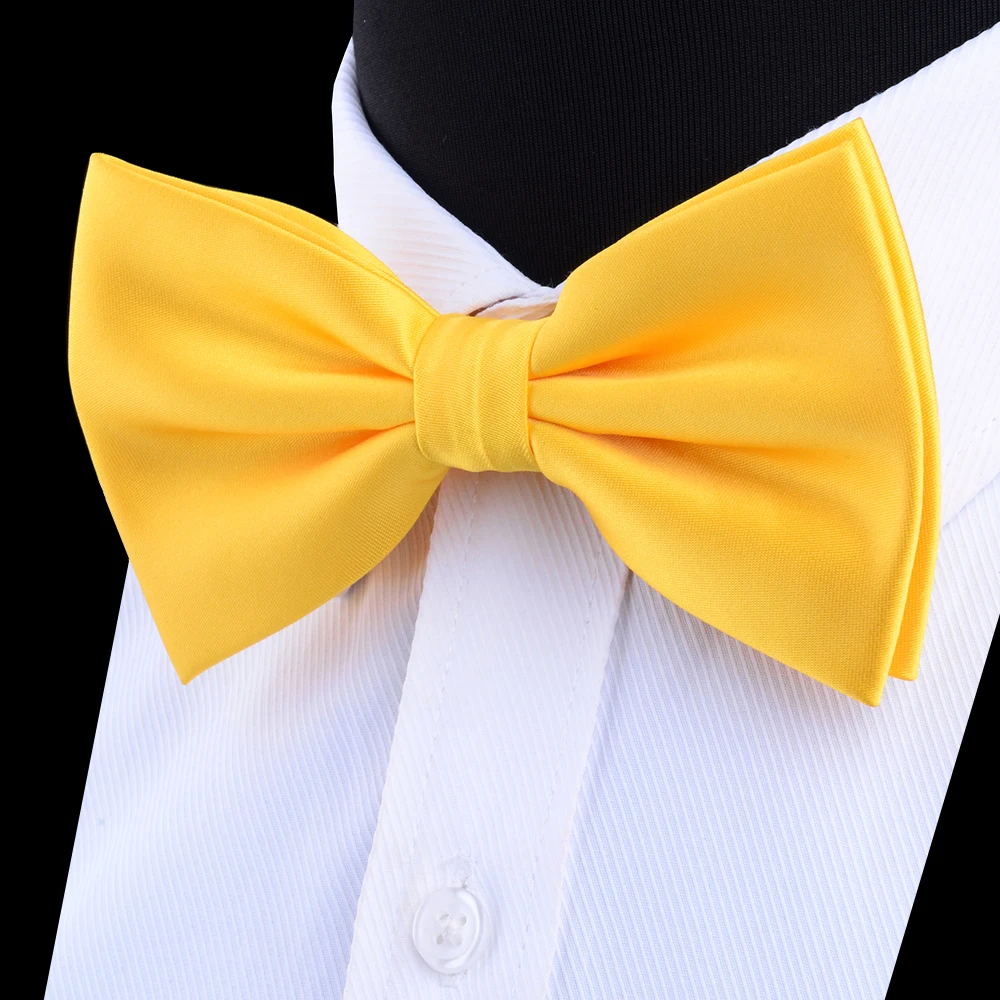 RBOCOTT Для мужчин s Лук галстук установить сплошной два раза Галстуки Водонепроницаемый плотная синий галстук-бабочка платок запонки