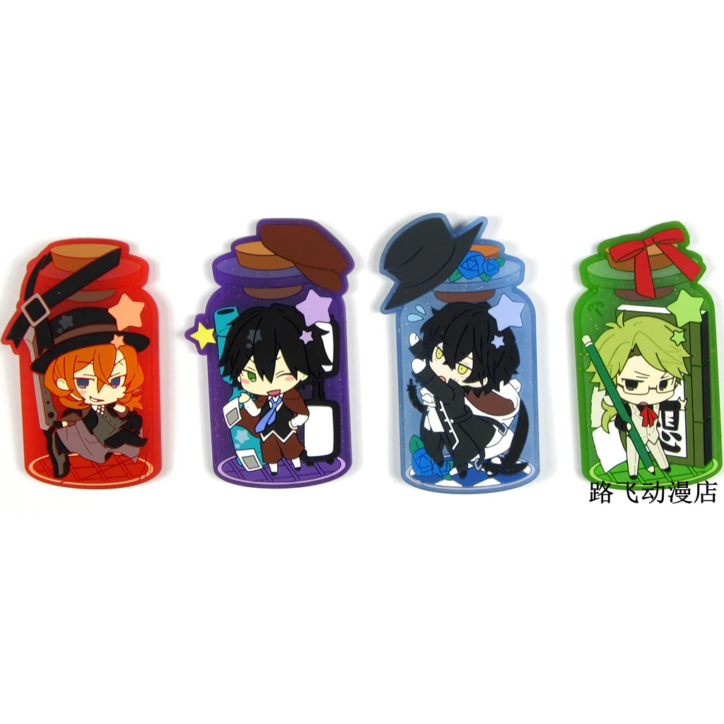 Фигурка аниме бродячие псы Bungo модель Edogawa Ranpo nakaхара Chuuya магнитная резиновая