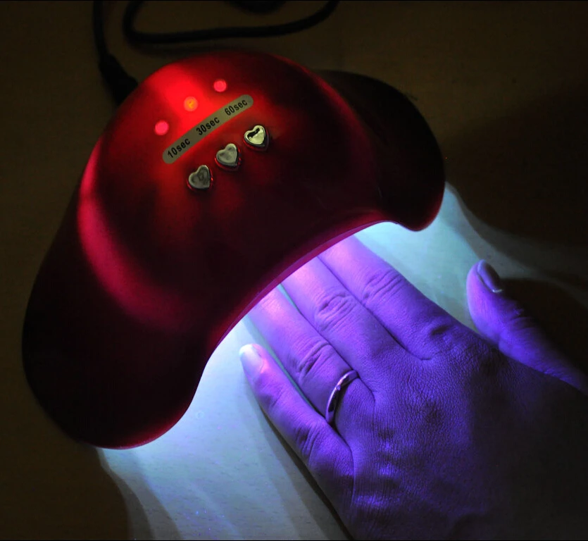 CCFL Led 12 Вт 110 В/240 В светодиодный светильник для терапии Ультрафиолетовая лампа для дизайна ногтей сушилка для гель-отверждения УФ лампа для сушки лака для ногтей маникюр