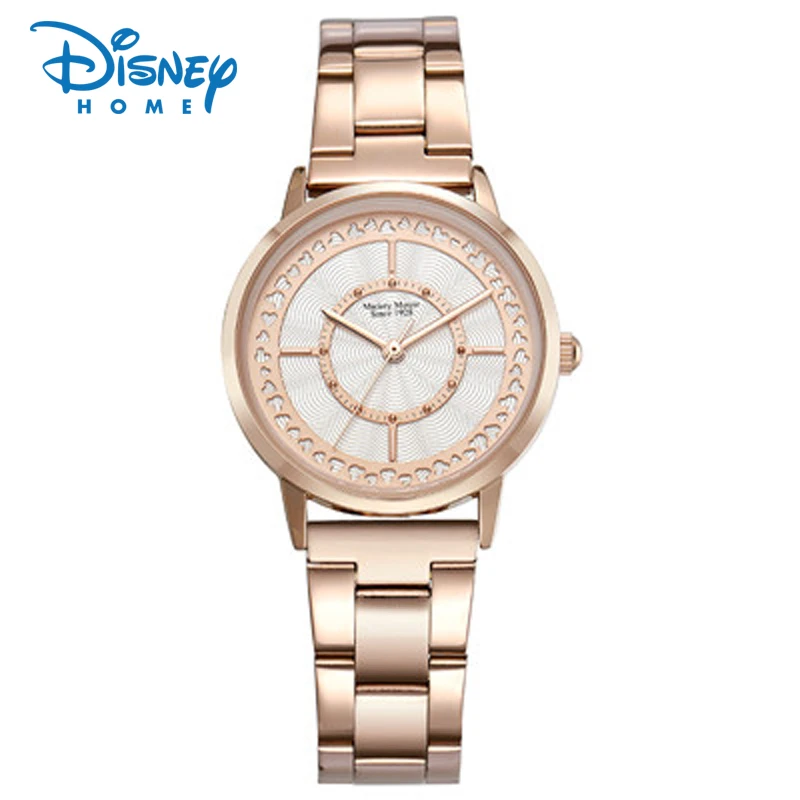 

Disney Dress Women Watch High Quality Luxury Watches Women Waterproof Fashion Female Clock Stainless Steel Watch bayan saatleri