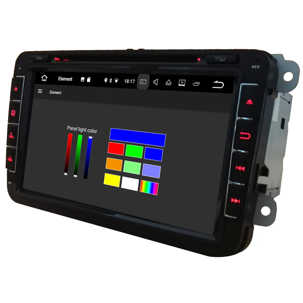 Perfect KLYDE 8" 4G Octa Core Android 8.0 4GB RAM 32GB ROM Car DVD Player Radio For Volkswagen Touran Caravelle Trak Racer Multivan Golf 2