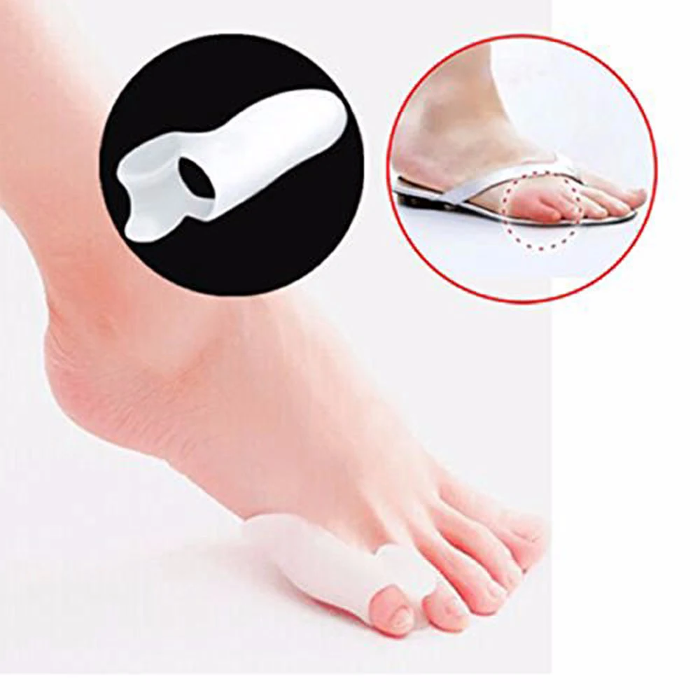 2 шт гелевый Bunion маленький разделитель для пальцев легкое облегчение боли в ногах профилактика «косточек» на ноге Подушка массажер для ног