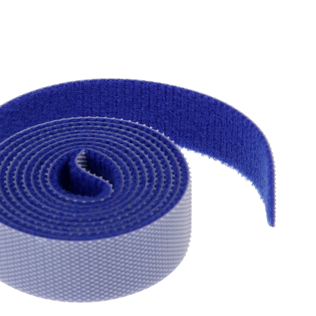 2 Roll Nylon Reusable Cable Straps Cable Ties Hook and Loop Wire Organizers 15mm