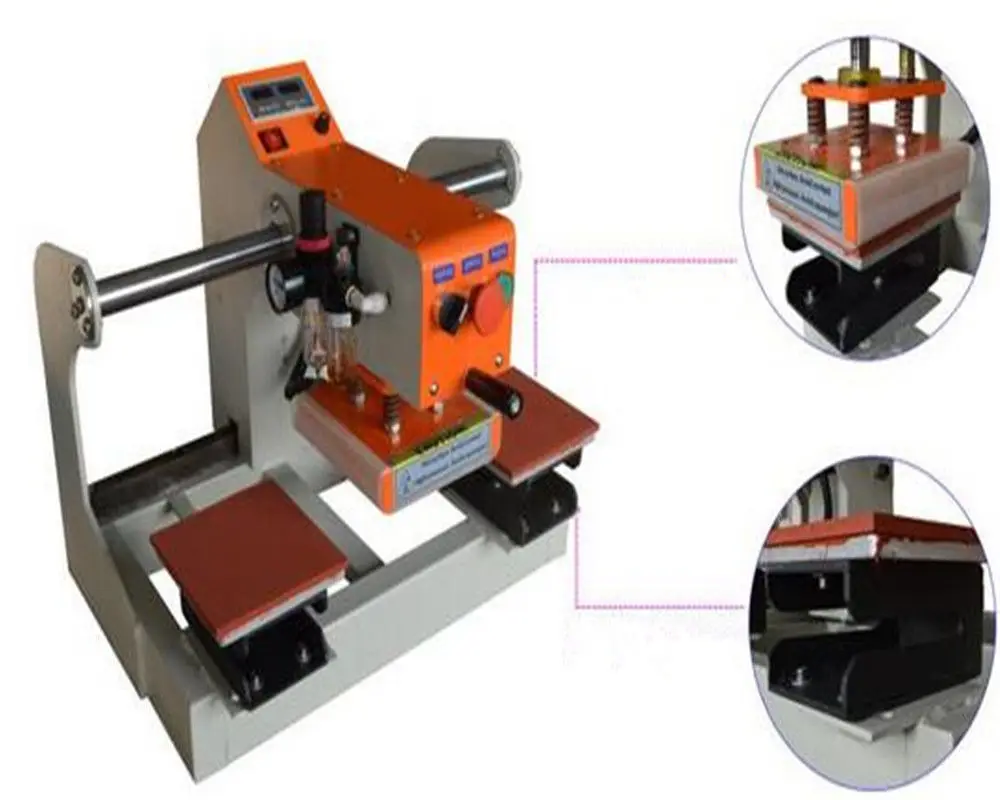 Пневматический двухбитный термопресс для горячего ожога 15*15|machine machine|machine pressmachine