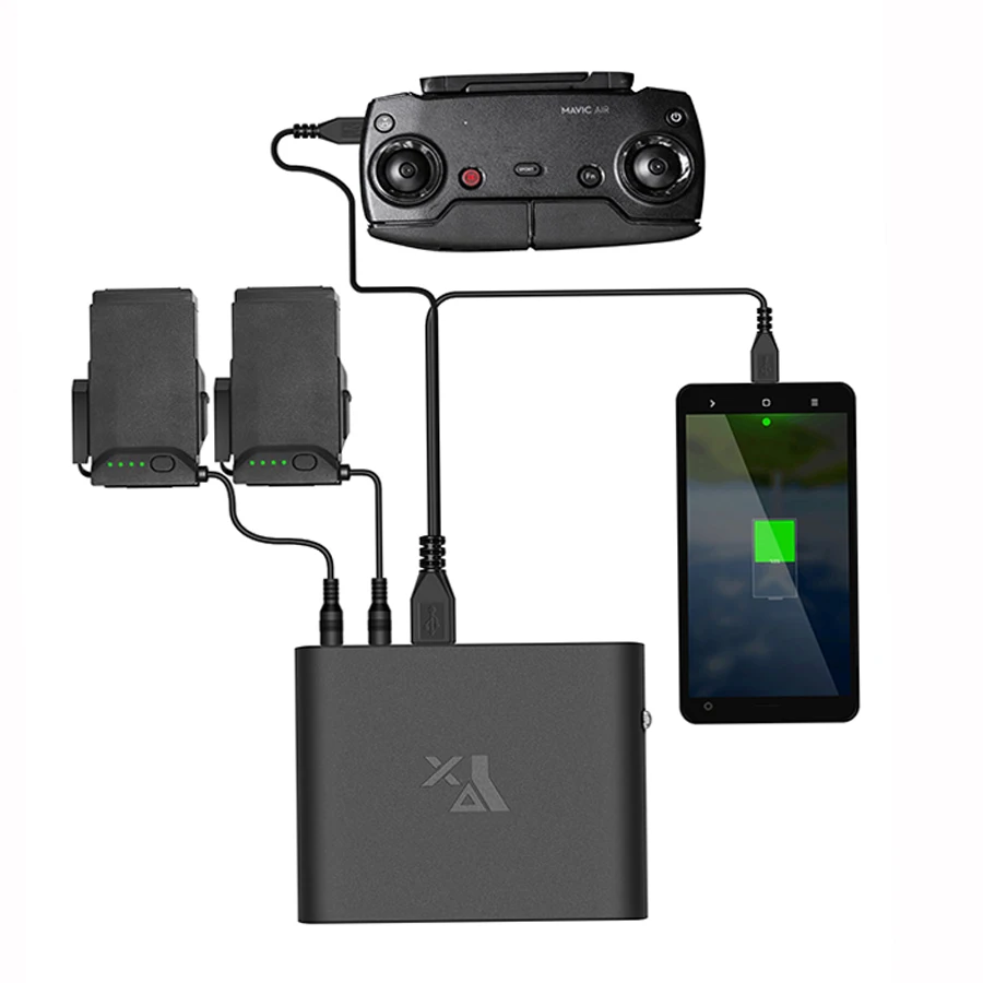 

For DJI Mavic Air Battery Intelligent Battery Power Bank Charger Portable for Mavic Air Accessories Drone Controller USB Mobile
