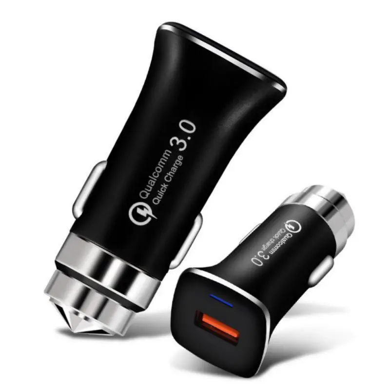QC3.0 USB автомобильный зарядный адаптер быстрое зарядное устройство для устройств