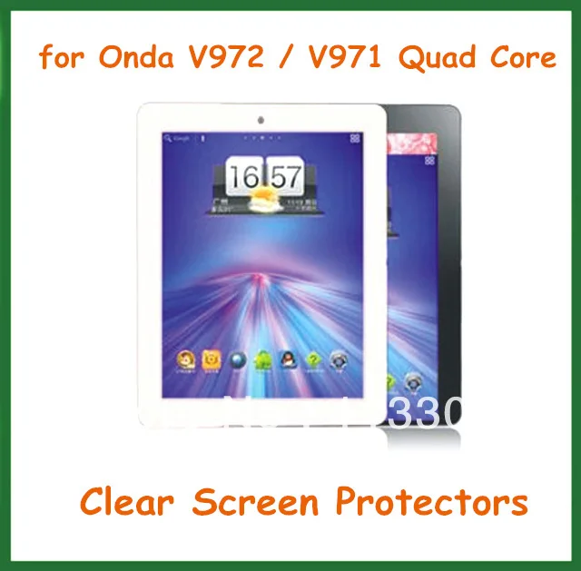 5 шт. Ultra Clear Экран протектор Защитная Плёнки для Onda V972/V971 4 ядра Размеры 237x182 мм без розничная Вышивка Крестом Пакет