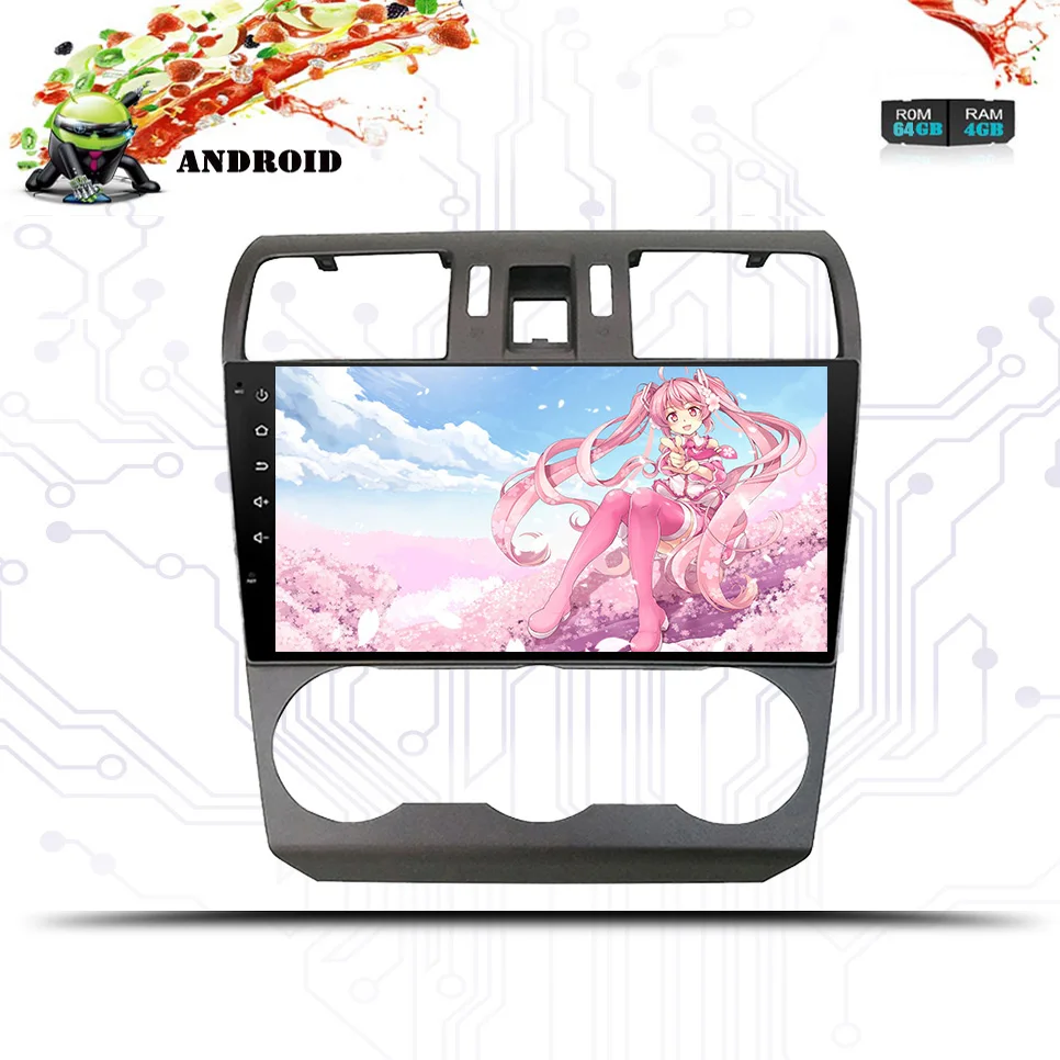 

9" WiFi 4G Octa Core Android 9.0 DAB+ 64GB ROM Car DVD Multimedia Player Radio For Subaru Forester XV WRX 2013-2018 Audio Video