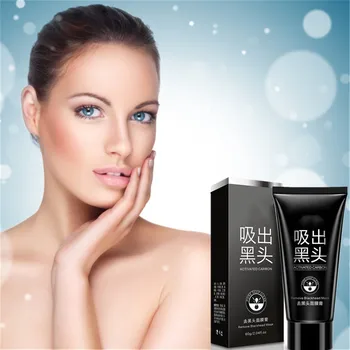 

Super value 60ml black face mask for Blackhead Remover Mask Mud Deep Cleansing Black Head Masks masque points noirs