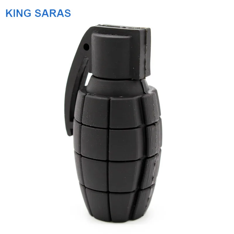 Король сарас Мультфильм силикагель гранат 8 ГБ 16 ГБ 32 ГБ бомба пистолеты ручка привод USB флэш-накопитель