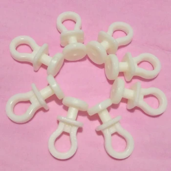 

50pcs Curtain Pulley Rail Track Rod Rollers Plastic Curtain Rail Track Wheels for Window Door Shower Curtains