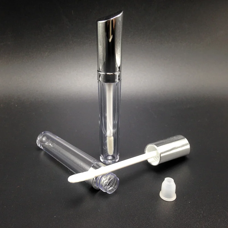 5pcs Free shipping Empty Lip gloss tube cosmetic container plastic lip