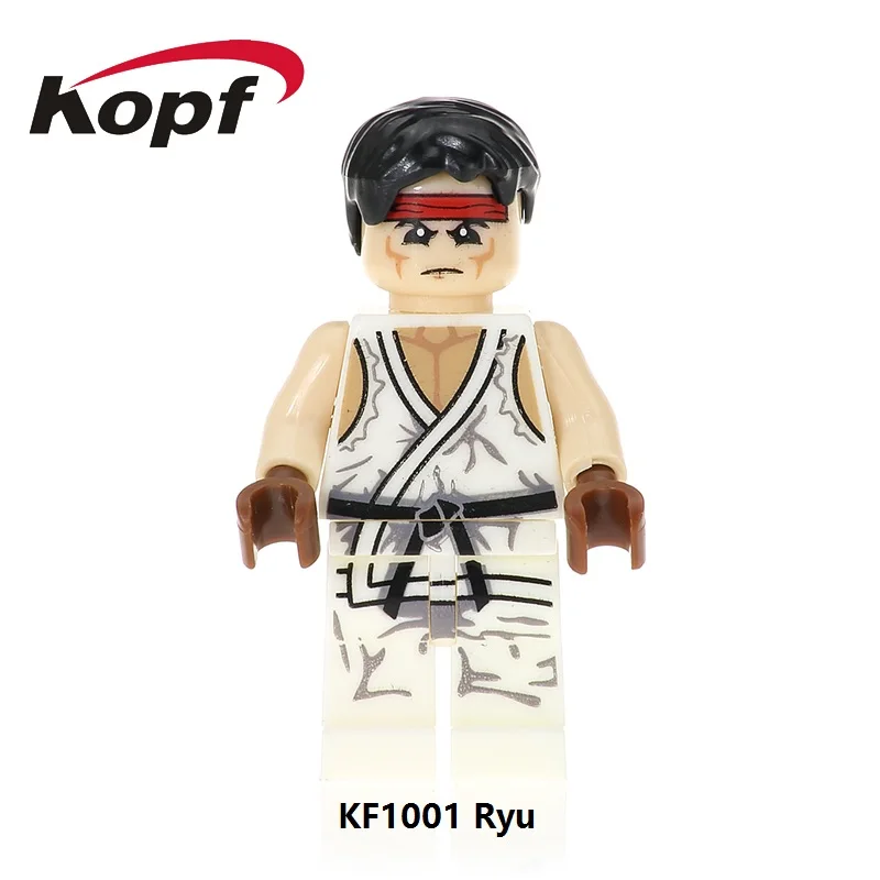 Одна распродажа, строительные блоки с супер героями KF8008 Рю дхалсим зангиф Honda Терминатор Дэдпул, кирпичи, игрушки для детей KF1001